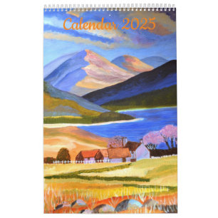 Scottish Highlands Calendar 2025 Kalender