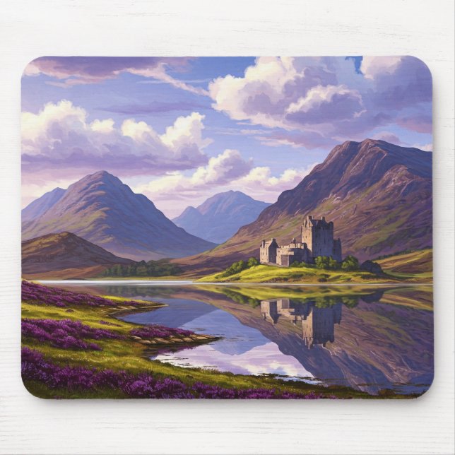Scottish Highlands Castle Travel Musmatta (Framsidan)