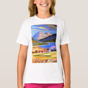 Scottish Highlands Girls T- shirt T