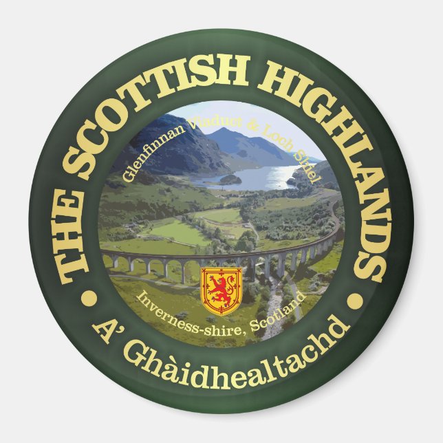 Scottish Highlands Magnet (Framsidan)