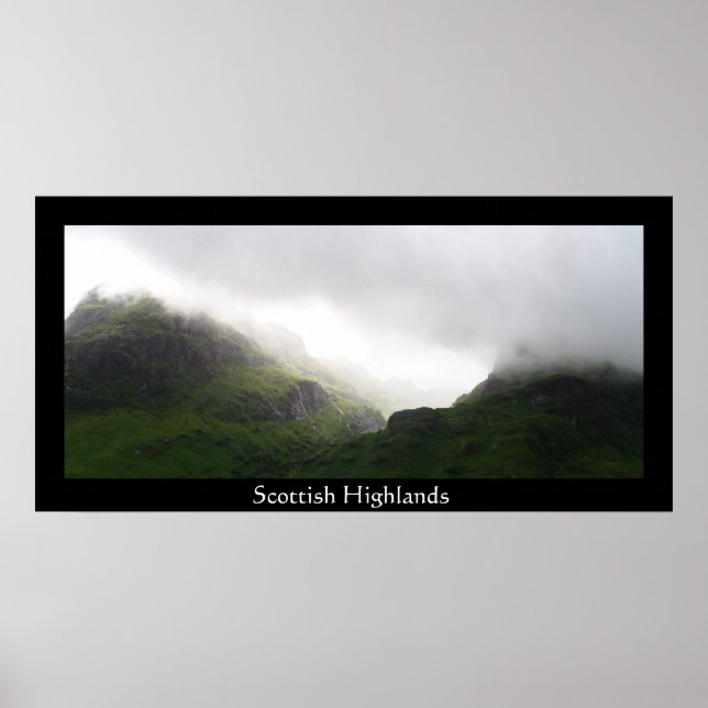 Scottish Highlands Poster (Framsidan)