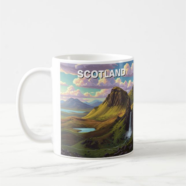 Scottish Highlands Travel Kaffemugg (Vänster)