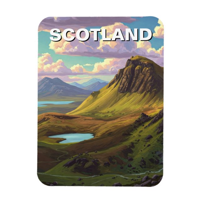 Scottish Highlands Travel Magnet (Vertikal)
