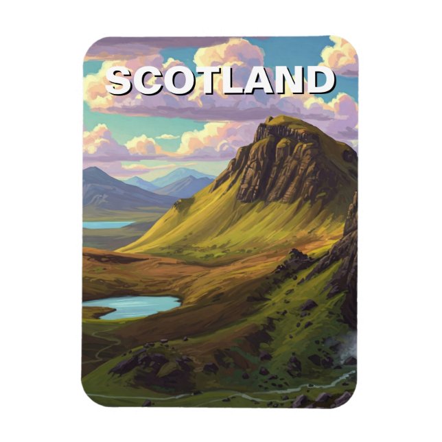 Scottish Highlands Travel Magnet (Vertikal)