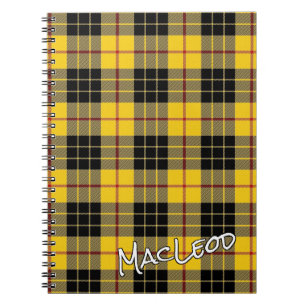 Scottish Honor Klan MacLeod of Lewis Tartan Anteckningsbok