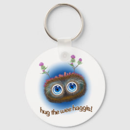 Scottish "Hoots Toots Haggis" Nyckelring