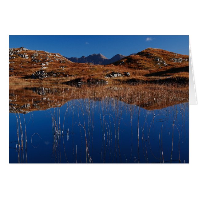 Scottish Hues and Blues Hälsningskort (Framsidan Horizontal)