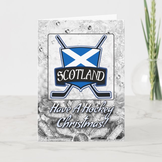 Scottish Ice Hockey-julkort Helgkort (Framsida)