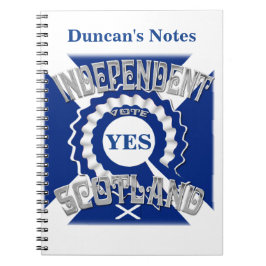 Scottish Independence Anteckningsbok