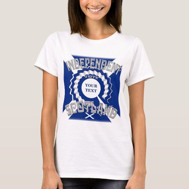 Scottish Independence T Shirt (Framsida)