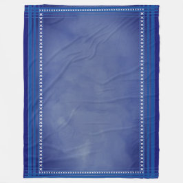 Scottish Inspired Blue Fleecefilt