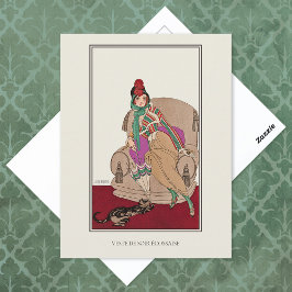 Scottish Jacka Cat Gerda Wegener Mode Vykort