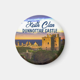 Scottish Keith Klans Dunnottar Castle Magnet