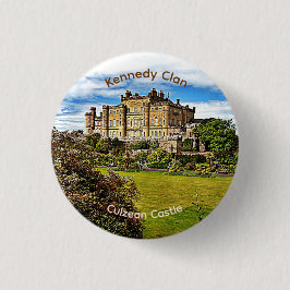 Scottish Kennedy Klans Culzean Castle Button Knapp
