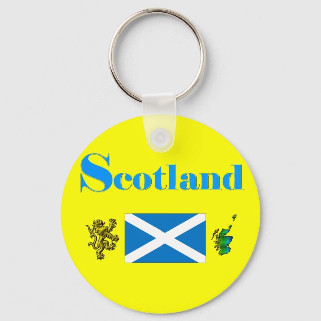 Scottish Keychain Nyckelring (Framsida)