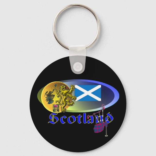 Scottish Keychain Nyckelring (Framsida)