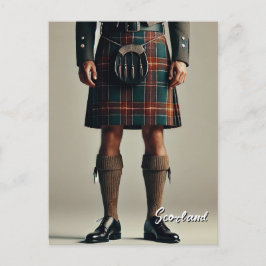 Scottish Kilt Vykort