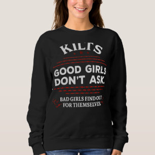 Scottish Kilts Bra Girls Fråga inte Skottland T Shirt
