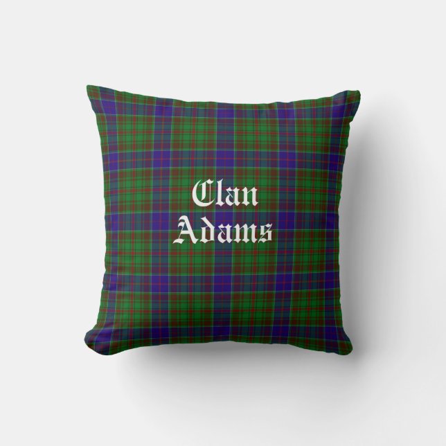 Scottish Klan Adams Tartan Kudde (Framsida)