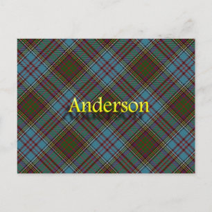 Scottish Klan Andersson Tartan Vykort