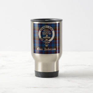 Scottish Klan Andersson Vapensköld & Tartan Resemugg