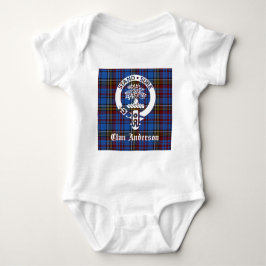 Scottish Klan Andersson Vapensköld & Tartan T-shirt