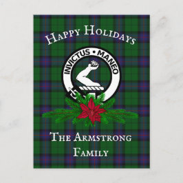 Scottish Klan Armstrong Helgdag Postcard Vykort