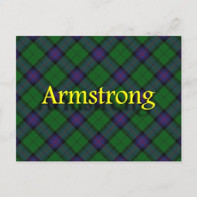 Scottish Klan Armstrong Vykort (Framsida)