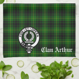 Scottish Klan Arthur / MacArthur Vapensköld & Tart Kökshandduk
