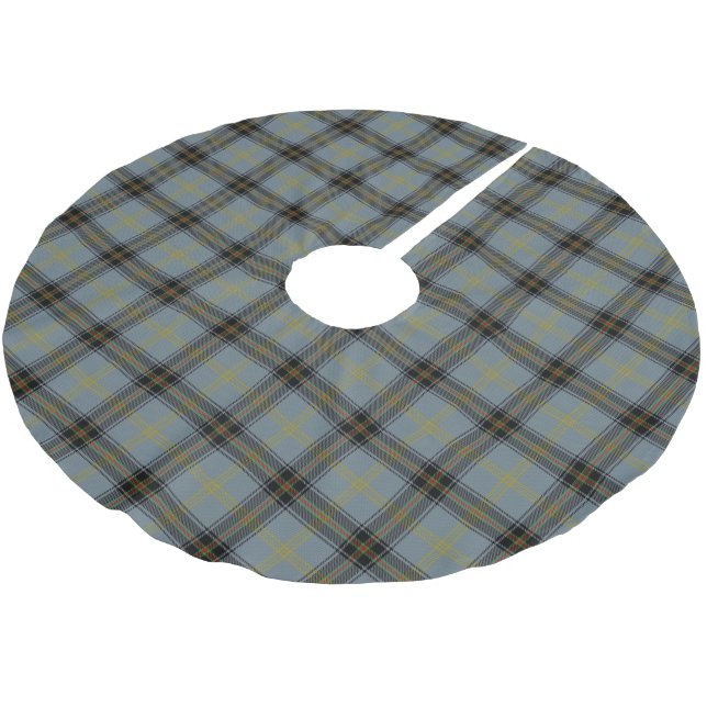 Scottish Klan Bell Tartan Julgransmatta Borstad Polyester (Vinklad)