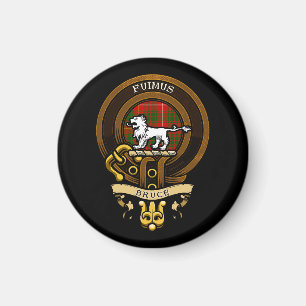 Scottish Klan Bruce Badge och Vapensköld Jacka a Magnet