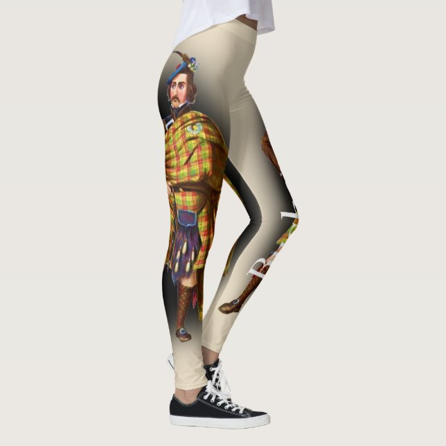 Scottish Klan Buchanan by R. R. McIan Leggings (Höger)