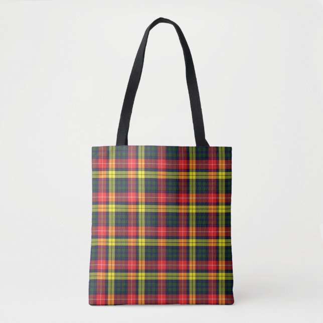 Scottish Klan Buchanan Modern Tartan Play Tygkasse (Framsida)
