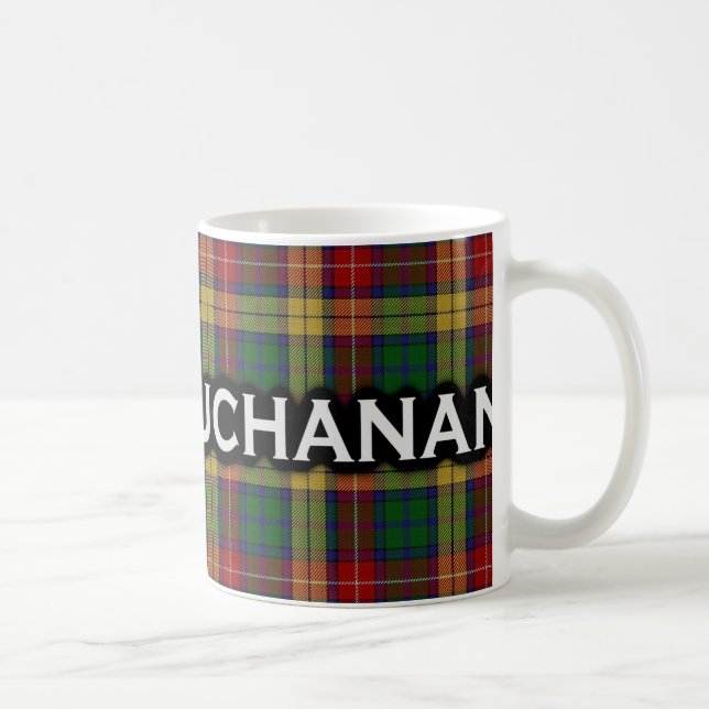 Scottish Klan Buchanan Tartan Kaffemugg (Höger)