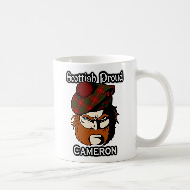 Scottish Klan Cameron Tartan Scottish Kaffemugg (Höger)