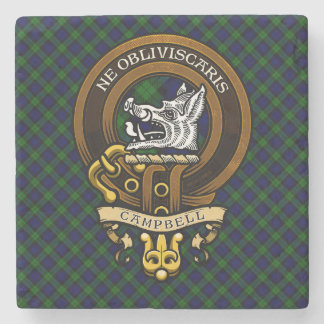 Scottish Klan Campbell Badge and Vapensköld Stenunderlägg