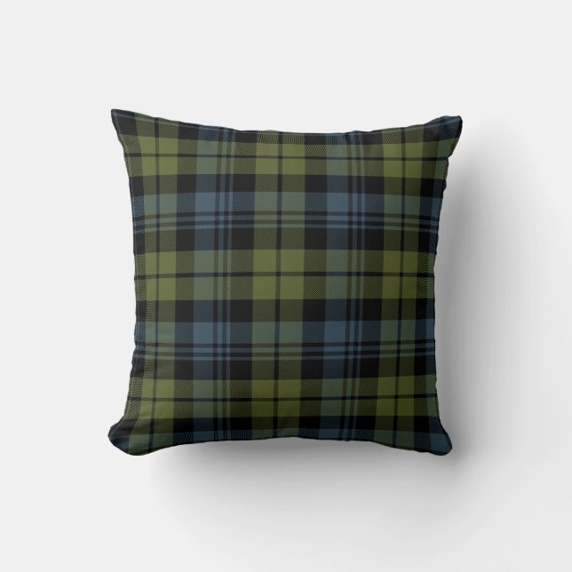 Scottish Klan Campbell Tartan Plaid Kudde (Framsida)