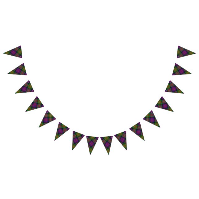 Scottish Klan Carnegie Tartan Vimplar (Alla)