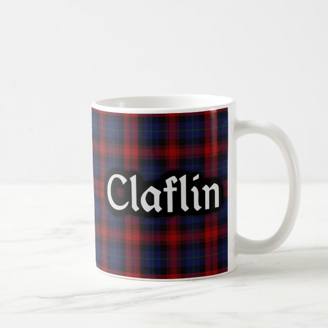 Scottish Klan Claflin MacLachlan Tartan Kaffemugg (Höger)