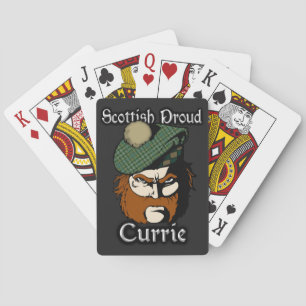 Scottish Klan Currie Tartan Clansman Spelkort