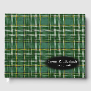 Scottish Klan Currie Tartan Play Bröllop Gästböcker