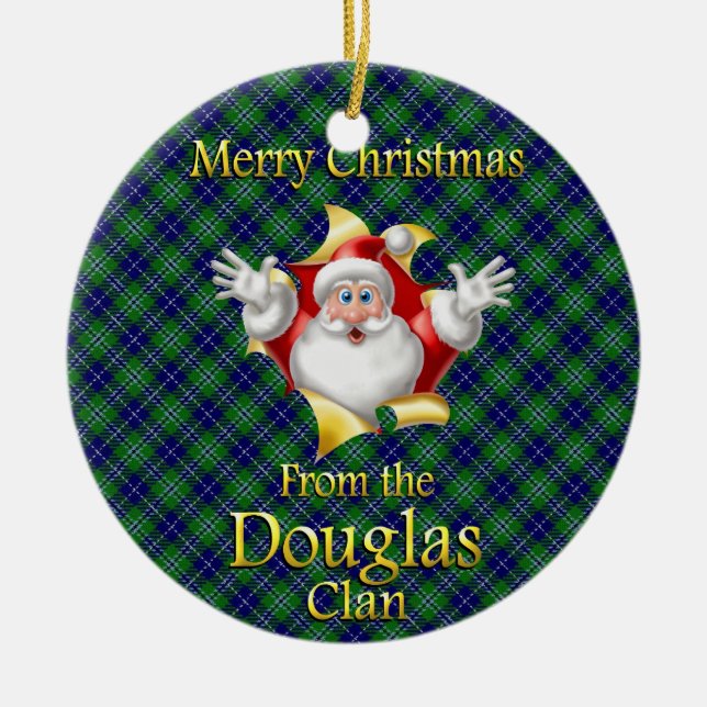 Scottish Klan Douglas jul Ornament (Framsidan)