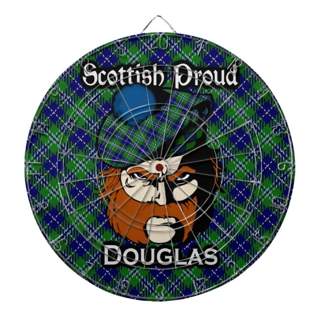 Scottish Klan Douglas Tartan Dartboard Piltavla (Framsidan)
