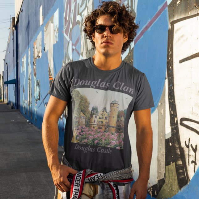 Scottish Klan Douglas's Douglas Castle Painting T Shirt (Skapare uppladdad)