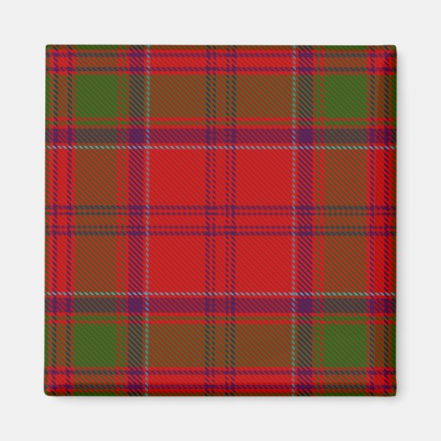 Scottish Klan Drummond Tartan Play Magnet (Framsidan)