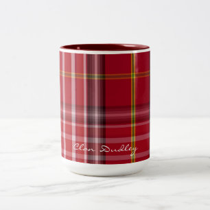 Scottish Klan Dudley Tartan Designer Mugg