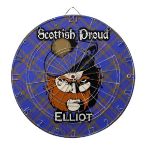 Scottish Klan Elliot Tartan Dartboard Darttavla