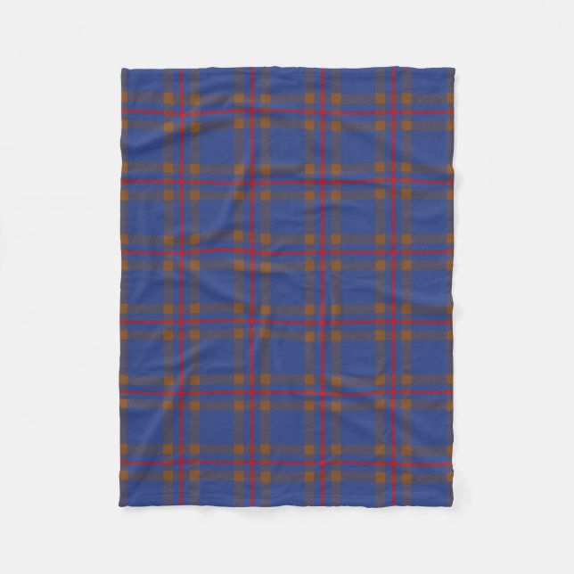 Scottish Klan Elliot Tartan Plaid Fleecefilt (Framsidan)