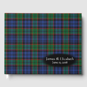 Scottish Klan Fletcher Tartan Play Bröllop Gästböcker