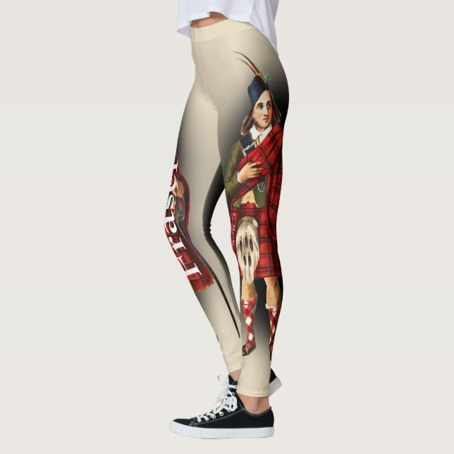 Scottish Klan Fraser by R. McIan Leggings (Vänster)